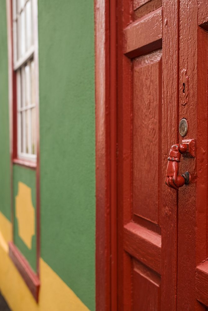 Canary Islands-La Palma Island-San Andres-ornate door knocker
